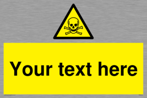 WN3012: Custom Toxic Safety Sign