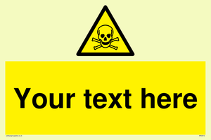 WN3012: Custom Toxic Safety Sign