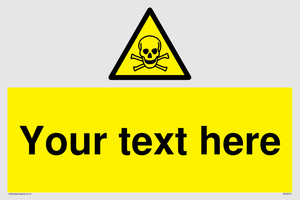 WN3012: Custom Toxic Safety Sign