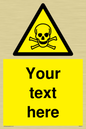 WN3012: Custom Toxic Safety Sign