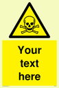 WN3012: Custom Toxic Safety Sign
