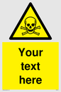 WN3012: Custom Toxic Safety Sign
