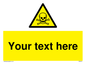 WN3012: Custom Toxic Safety Sign