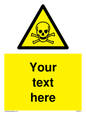 WN3012: Custom Toxic Safety Sign