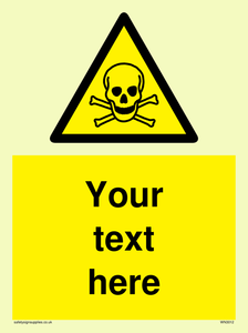 WN3012: Custom Toxic Safety Sign