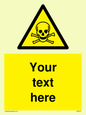 WN3012: Custom Toxic Safety Sign