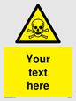 WN3012: Custom Toxic Safety Sign