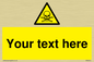 WN3012: Custom Toxic Safety Sign