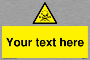 WN3012: Custom Toxic Safety Sign