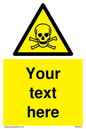 WN3012: Custom Toxic Safety Sign