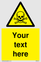 WN3012: Custom Toxic Safety Sign