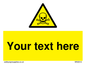 WN3012: Custom Toxic Safety Sign