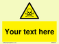 WN3012: Custom Toxic Safety Sign