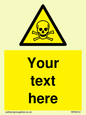 WN3012: Custom Toxic Safety Sign