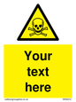 WN3012: Custom Toxic Safety Sign
