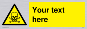 WN3012: Custom Toxic Safety Sign