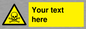 WN3012: Custom Toxic Safety Sign