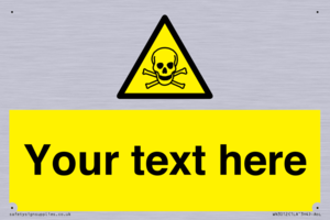 WN3012: Custom Toxic Safety Sign