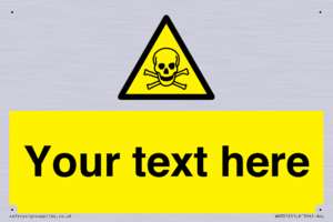WN3012: Custom Toxic Safety Sign