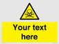 WN3012: Custom Toxic Safety Sign