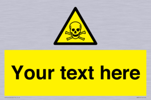WN3012: Custom Toxic Safety Sign