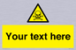 WN3012: Custom Toxic Safety Sign