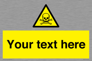 WN3012: Custom Toxic Safety Sign