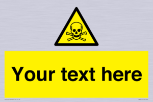 WN3012: Custom Toxic Safety Sign