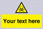WN3012: Custom Toxic Safety Sign