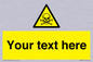 WN3012: Custom Toxic Safety Sign