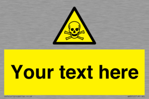 WN3012: Custom Toxic Safety Sign