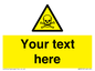 WN3012: Custom Toxic Safety Sign