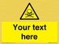 WN3012: Custom Toxic Safety Sign