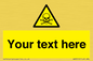 WN3012: Custom Toxic Safety Sign