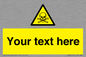 WN3012: Custom Toxic Safety Sign