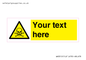 WN3012: Custom Toxic Safety Sign