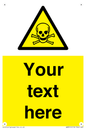 WN3012: Custom Toxic Safety Sign