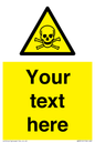 WN3012: Custom Toxic Safety Sign