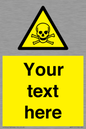 WN3012: Custom Toxic Safety Sign