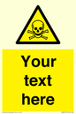 WN3012: Custom Toxic Safety Sign