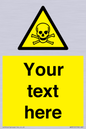 WN3012: Custom Toxic Safety Sign