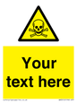 WN3012: Custom Toxic Safety Sign