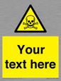 WN3012: Custom Toxic Safety Sign