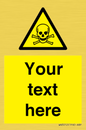 WN3012: Custom Toxic Safety Sign