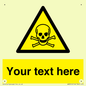WN3012: Custom Toxic Safety Sign