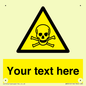 WN3012: Custom Toxic Safety Sign