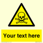 WN3012: Custom Toxic Safety Sign