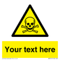 WN3012: Custom Toxic Safety Sign