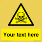 WN3012: Custom Toxic Safety Sign