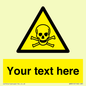 WN3012: Custom Toxic Safety Sign